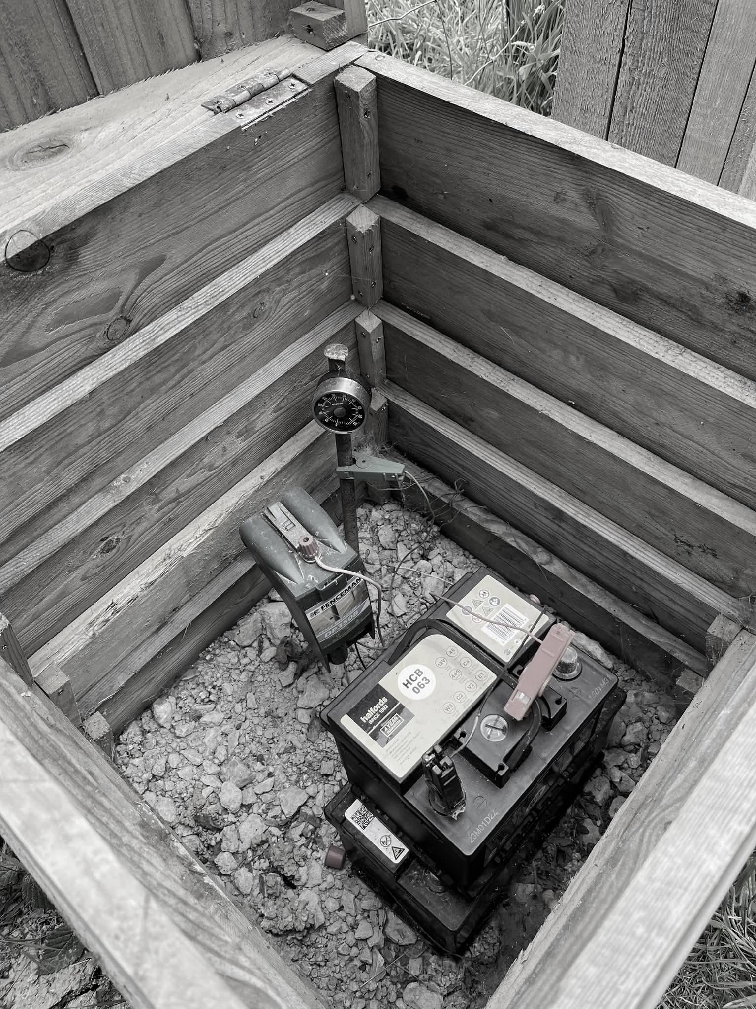 Bee Tidy prototype construction showing handmade timber development
