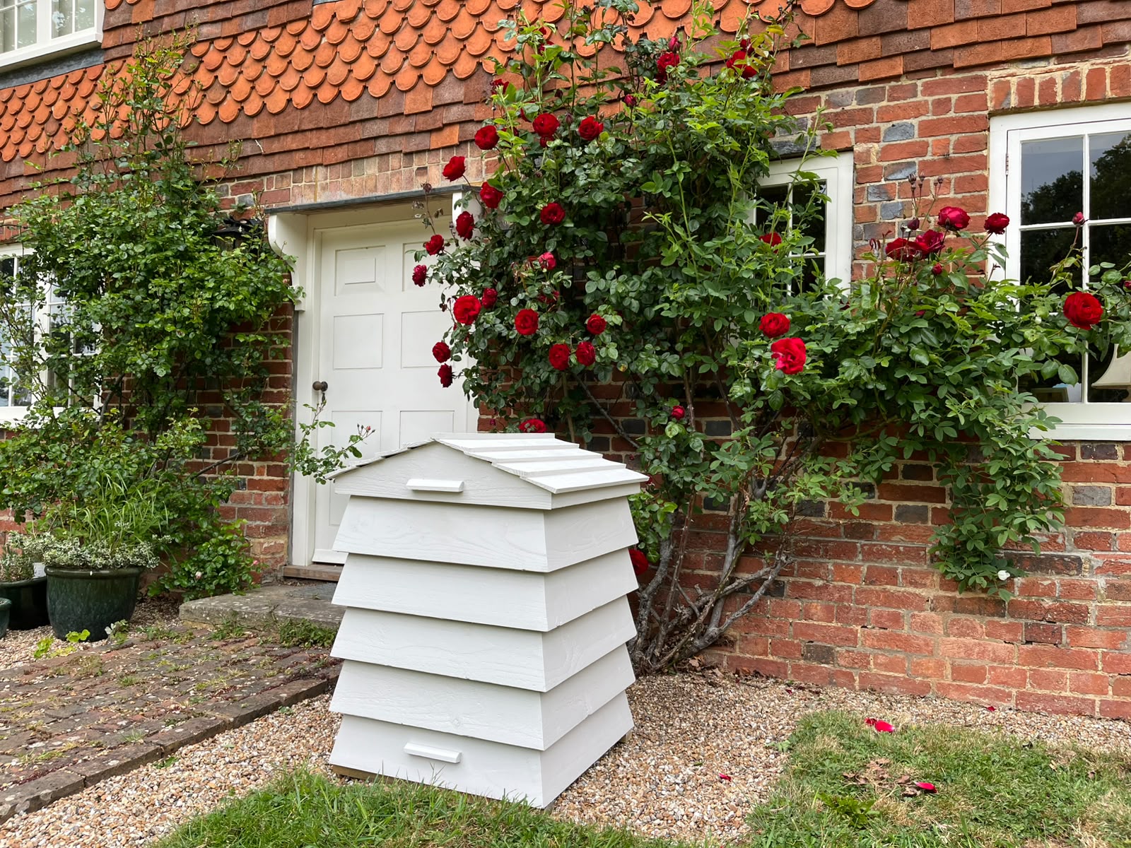 Bee Tidy timber beehive storage unit